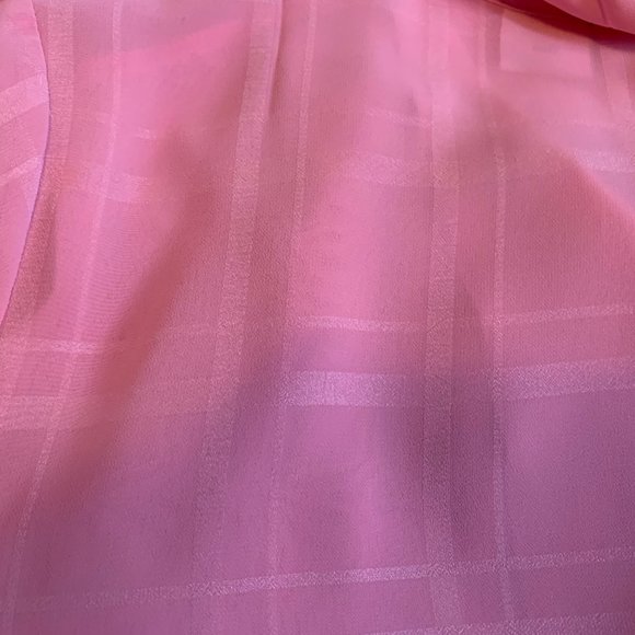Liz Baker Pink Sheer Blouse with 2 Shells Size 14 - Picture 6 of 16
